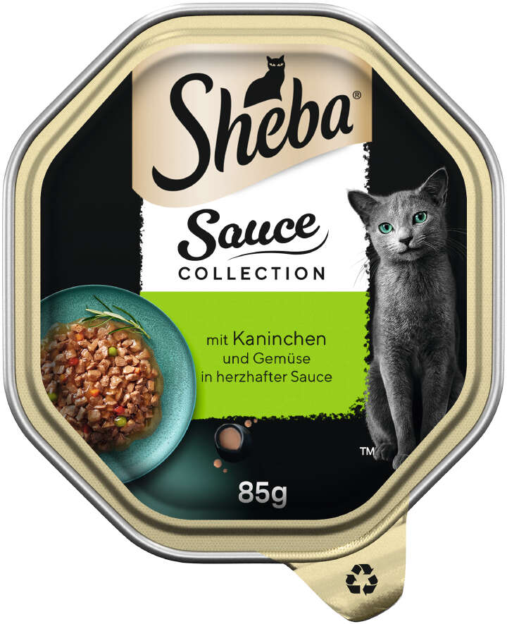 Sheba Katzen-Nassfutter Sauce Collection mit Kaninchen und Gemüse